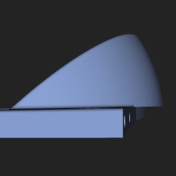 The "no-cutout" version of the model.