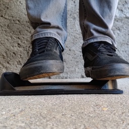 Load test. I can actually jump on the frame real hard and it won't break.