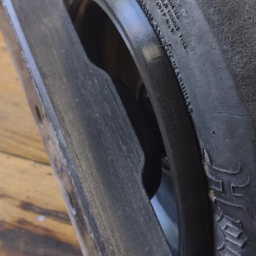 The Rim Saver installed.